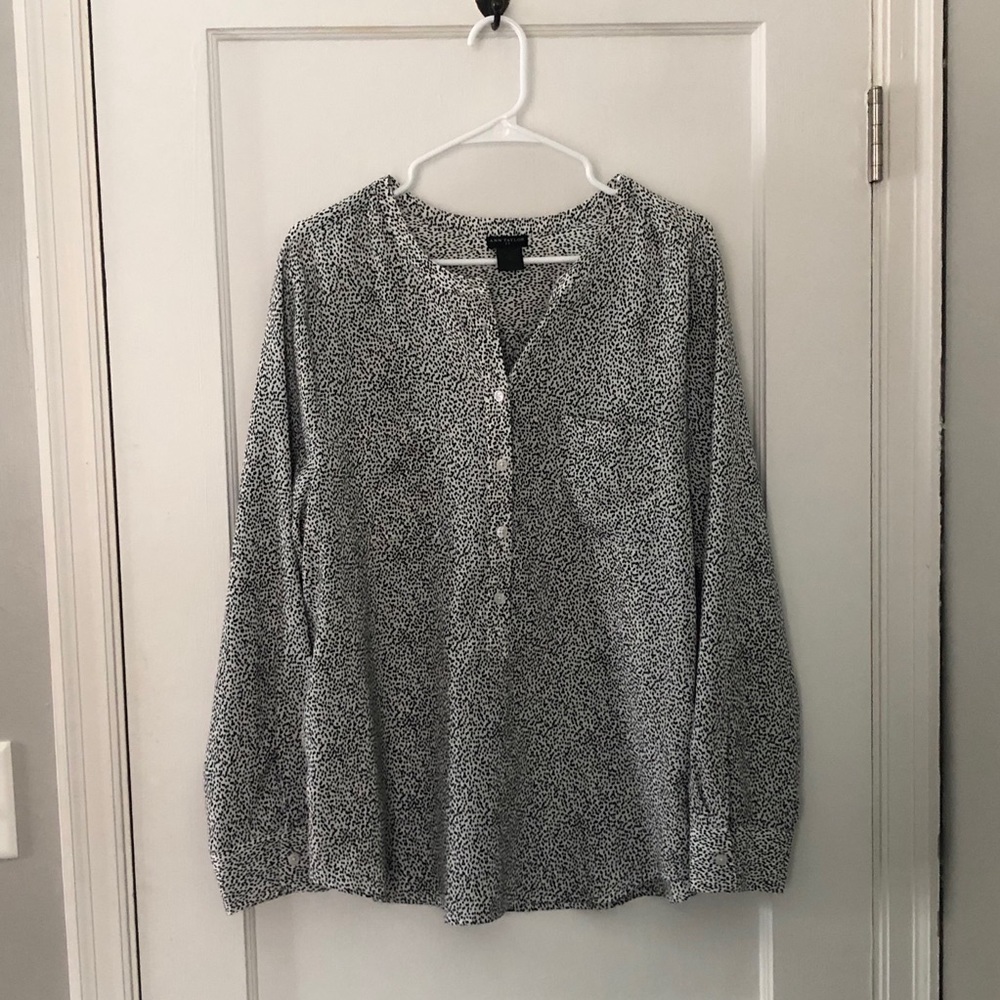 Ann Taylor Dot Blouse